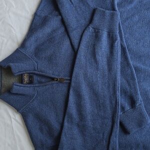 Men's Merino Wool 1/4 Zip Sweater